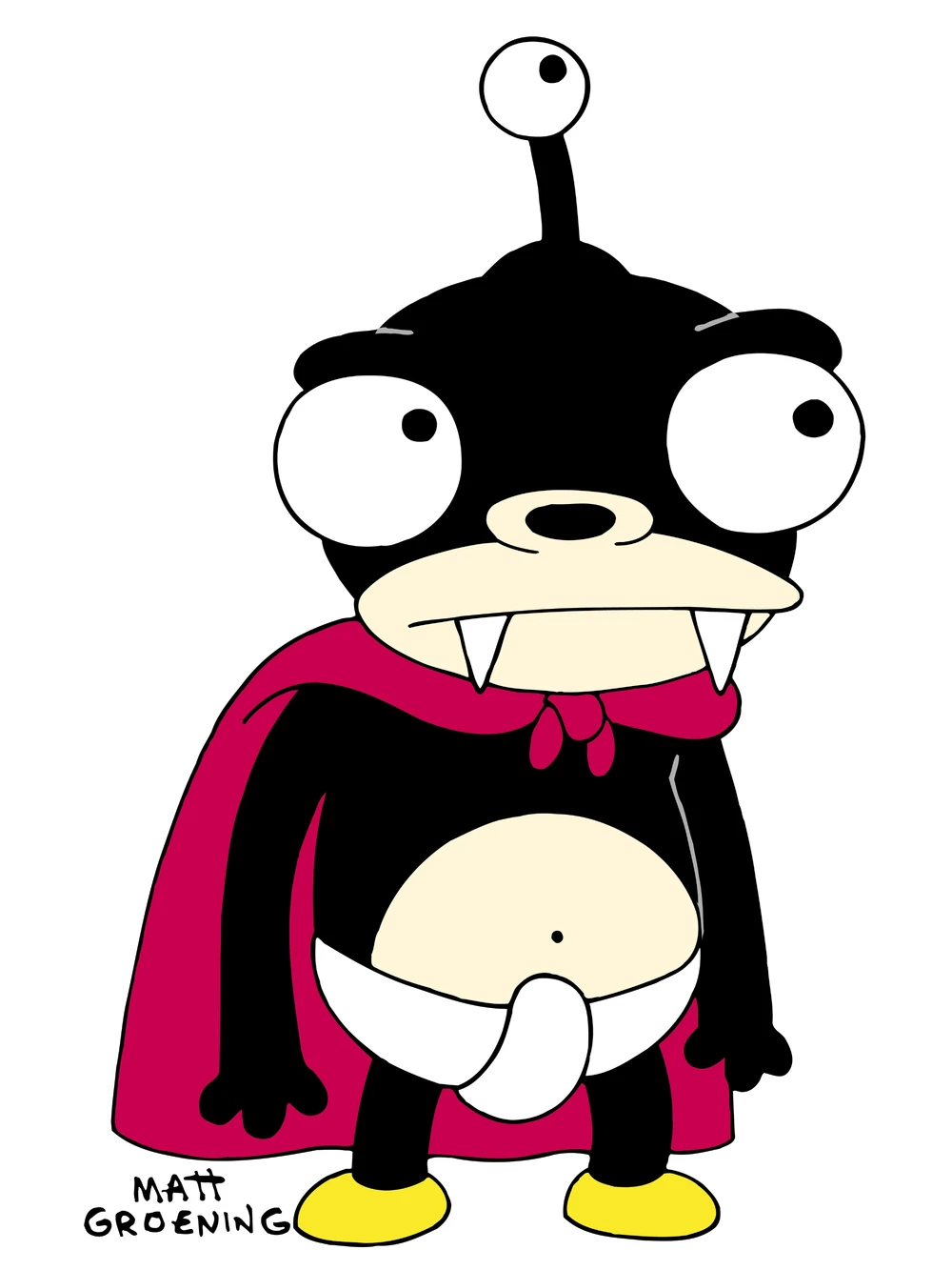 Lord Nibbler, an adorable three-eyed alien from Futurama
